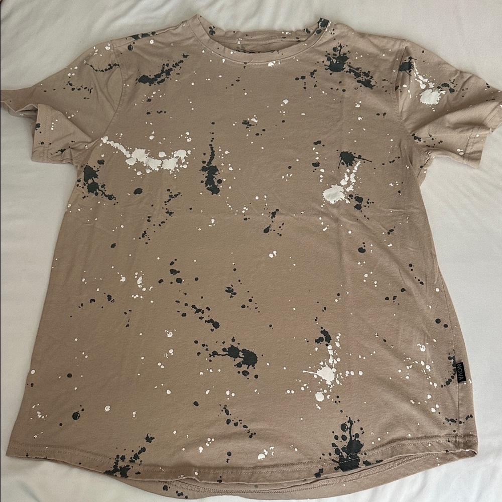 Nova Tan Splatter T-Shirt